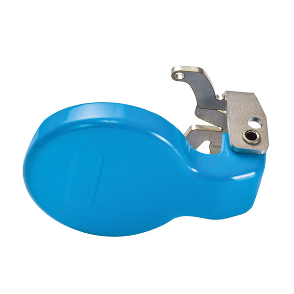 61-6A226 - PLUG CAP SPRING-LOADED METAL BLUE SIZE 3